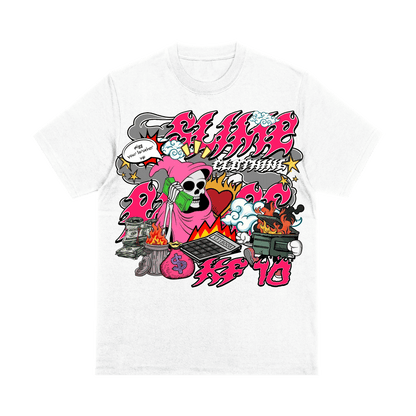 Kings Flavors Ca Kings Flavors X Slime Clothing White Tee
