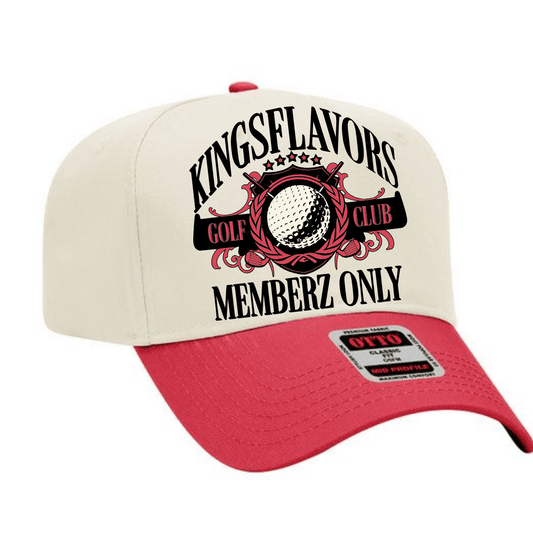 Kings Flavors Ca Vintage Golf MemberZ Only Hat