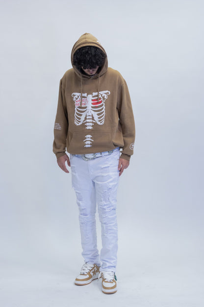 Kings Flavors Sweatshirt Brown "Where is The Love?" Hoodie